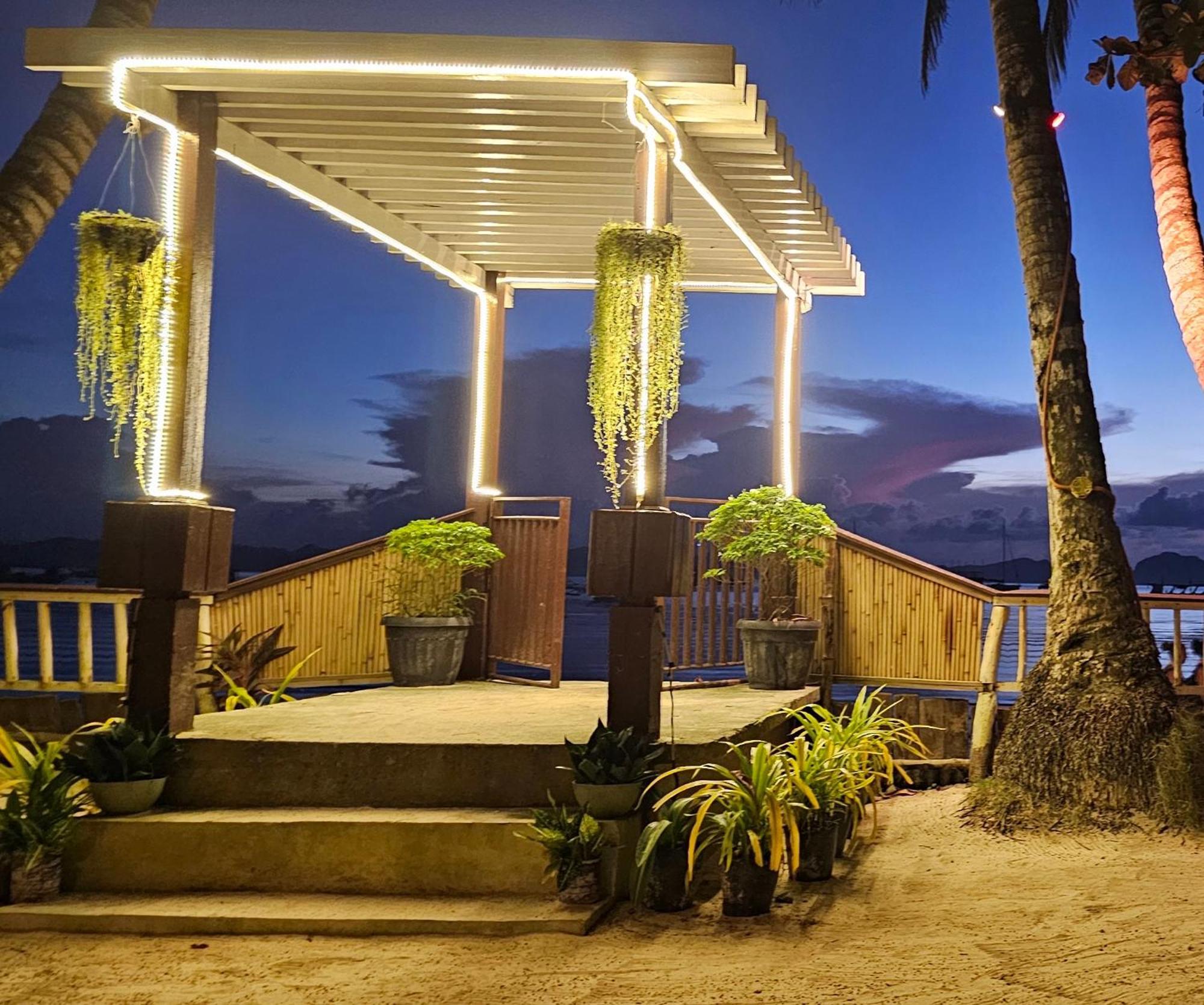 Mina Grande Beach Cottages El Nido Exteriör bild