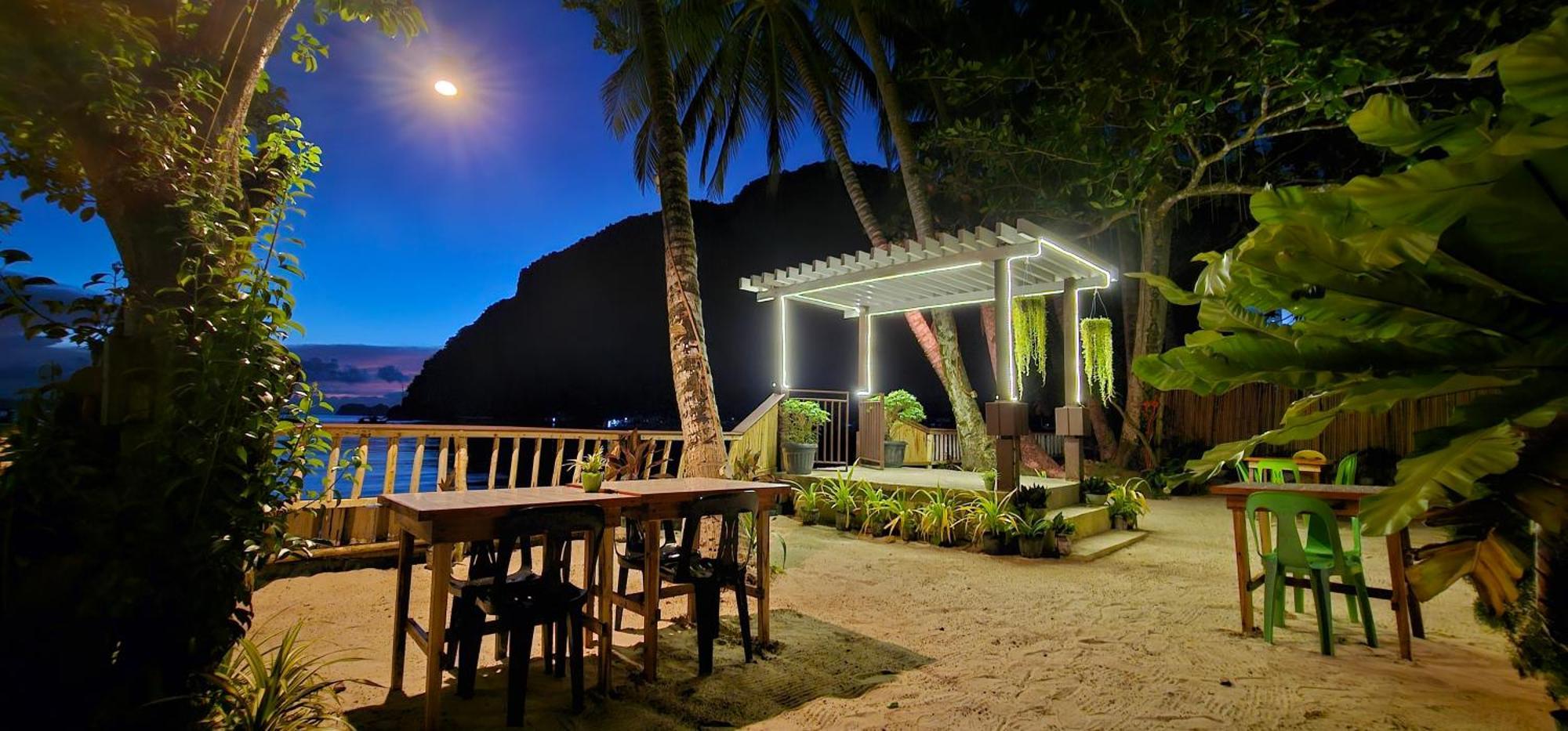Mina Grande Beach Cottages El Nido Exteriör bild