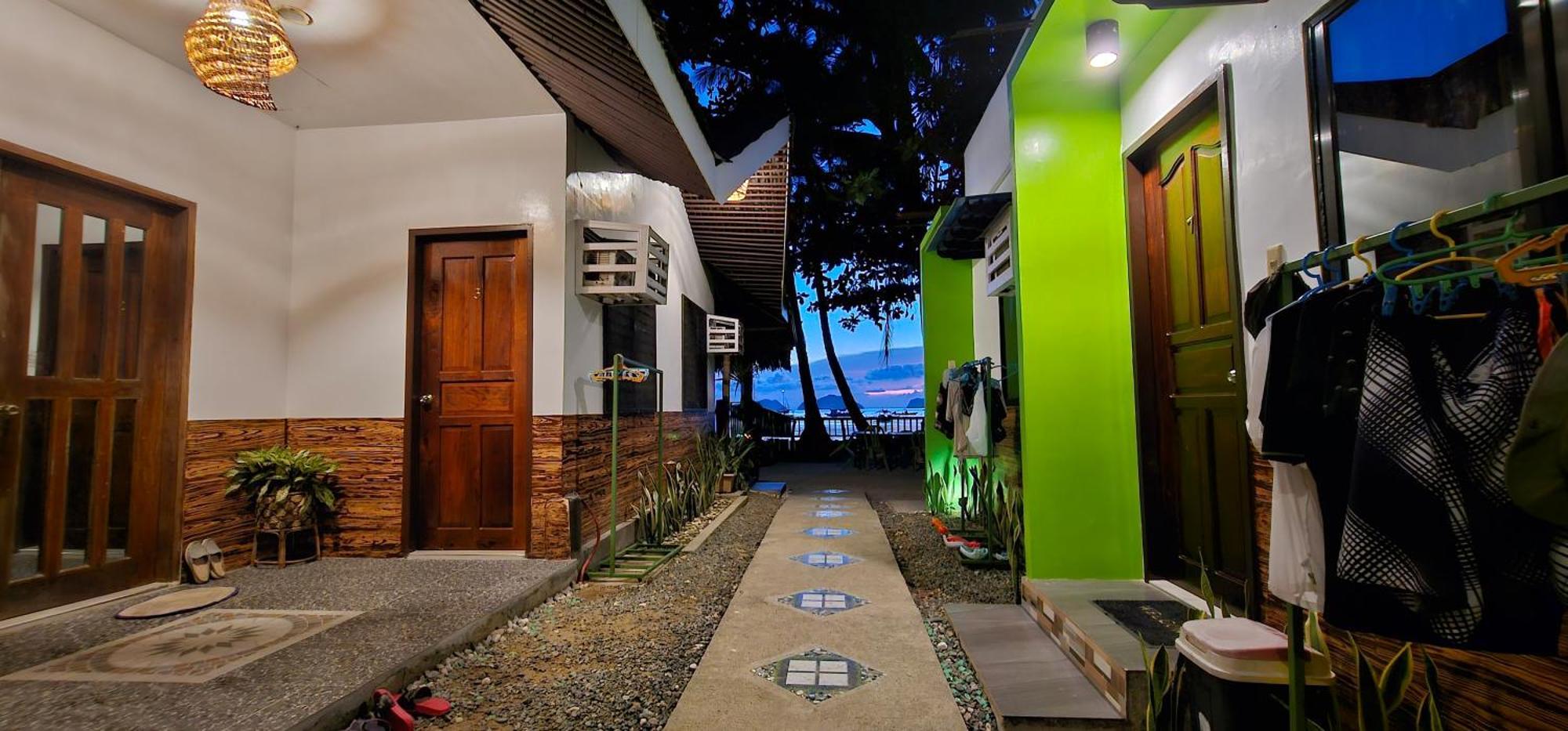 Mina Grande Beach Cottages El Nido Exteriör bild