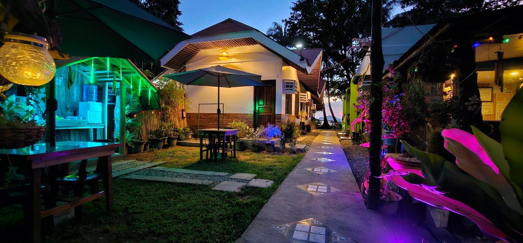 Mina Grande Beach Cottages El Nido Exteriör bild
