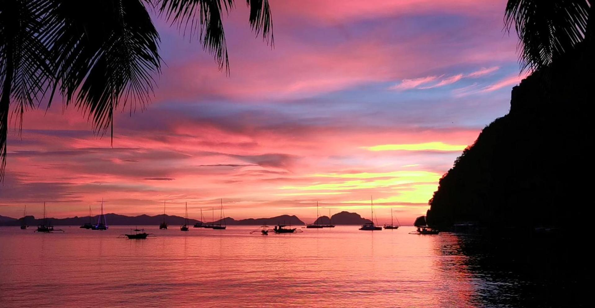 Mina Grande Beach Cottages El Nido Exteriör bild